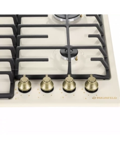 Купить Встраиваемая варочная панель газовая MAUNFELD EGHE.64.63CBG.R/G бежевый  в E-mobi