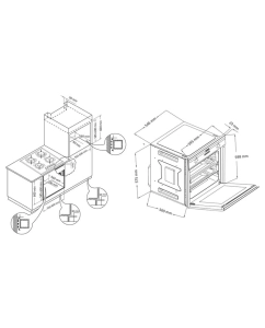 Купить Встраиваемый электрический духовой шкаф Hiberg VM 6193 W белый  в E-mobi