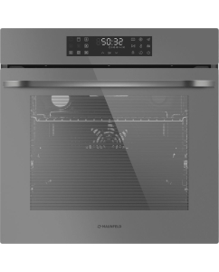 Купить Встраиваемый электрический духовой шкаф MAUNFELD EOEH7614LGR серый в E-mobi