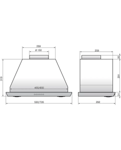 Купить Вытяжка встраиваемая ELIKOR S4 52Н-700-Э4Д серебристый  в E-mobi