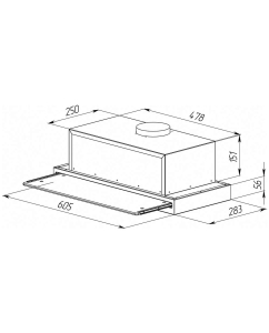 Купить Вытяжка встраиваемая Zigmund &amp; Shtain K 015.6 W белый  в E-mobi