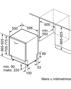 Купить Встраиваемая посудомоечная машина Bosch SBV6ZDX16E  в E-mobi