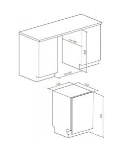 Купить Встраиваемая посудомоечная машина Graude VG 60.1  в E-mobi