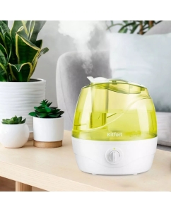 Купить Воздухоувлажнитель Kitfort КТ-2834-2 белый, зеленый  в E-mobi