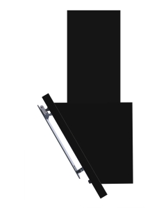 Купить Вытяжка настенная Weissgauff GAMMA 50 PB BL черный  в E-mobi