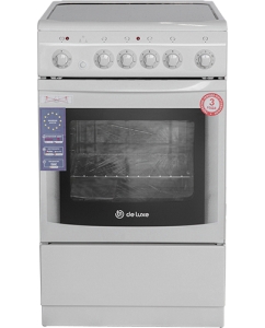 Купить Электрическая плита DeLuxe 506004.03 ЭС White в E-mobi