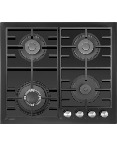 Купить Встраиваемая варочная панель газовая HYUNDAI HHG 6438 BG черный в E-mobi
