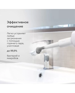 Купить Паровая швабра BQ SM1003 белый, голубой  в E-mobi