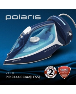Купить Утюг Polaris PIR 2444K Cord[LESS] White/Blue  в E-mobi