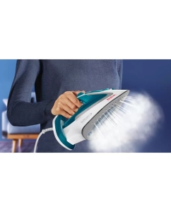 Купить Утюг Tefal FV5718E0 белый, бирюзовый  в E-mobi