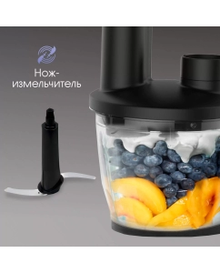 Купить Погружной блендер Zigmund &amp; Shtain BH-350 M серебристый, черный  в E-mobi