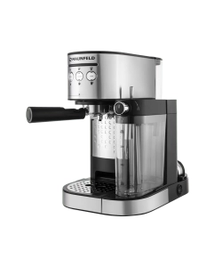 Купить Кофеварка рожкового типа MAUNFELD MF-720S PRO Silver в E-mobi