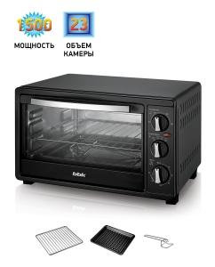 Купить Мини-печь BBK OE2343M/BL Black  в E-mobi