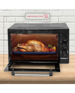 Купить Мини-печь электрическая Kraft KF-MO 3200 BL, настольная электрическая духовка, объем 32 л,  в E-mobi