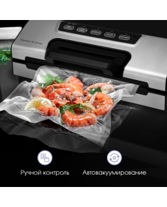 Купить Вакуумный упаковщик Zigmund & Shtain VS-508 серебристый, черный  в E-mobi