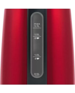 Купить Чайник электрический Bosch TWK3P424 1.7 л черный, красный в E-mobi