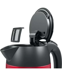 Купить Чайник электрический Bosch TWK3P424 1.7 л черный, красный  в E-mobi
