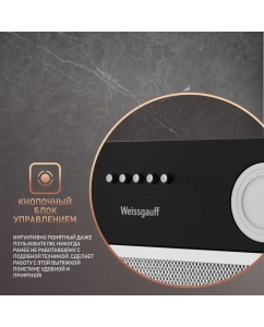 Купить Вытяжка встраиваемая Weissgauff BOX 456 Black Black  в E-mobi