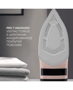 Купить Утюг Polaris PIR 3074 SG AA, синий/розовый  в E-mobi