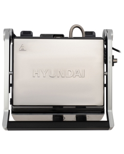 Купить Гриль HYUNDAI HYG-5047 серебристый, черный  в E-mobi