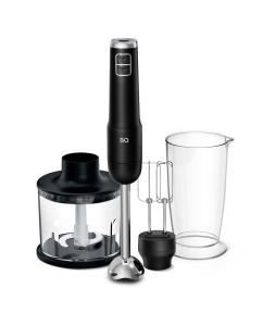 Купить Погружной блендер BQ HB600S серебристый, черный в E-mobi