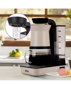 Купить Кофеварка капельного типа Kitfort КТ-7190 бежевая  в E-mobi