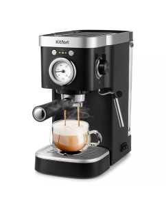 Купить Рожковая кофеварка Kitfort КТ-788 Black в E-mobi