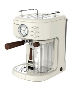 Купить Кофеварка рожкового типа MAUNFELD MF-737BG PRO бежевый в E-mobi