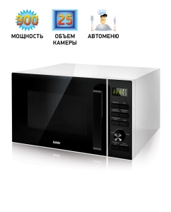 Купить Микроволновая печь соло BBK 25MWS-970T/WB белый/черный  в E-mobi