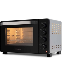 Купить Мини-печь Hyundai MIO-HY081 2000 Вт, 38 л, серебристо-черная  в E-mobi
