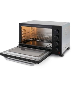 Купить Мини-печь Hyundai MIO-HY081 2000 Вт, 38 л, серебристо-черная  в E-mobi