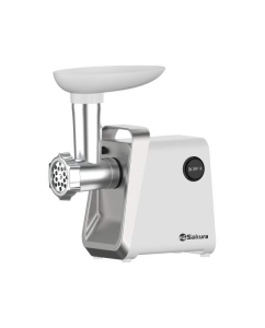 Купить Электромясорубка SAKURA SA-6431W 1600 Вт белый, серебристый в E-mobi