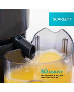 Купить Соковыжималка центробежная Scarlett SC-JE50P02 1400 Вт черный  в E-mobi