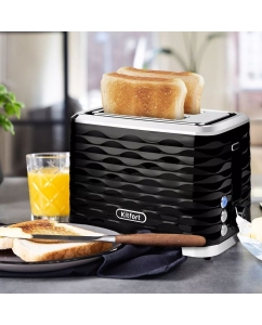 Купить Тостер Kitfort КТ-2086 черный  в E-mobi