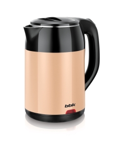 Купить Чайник электрический BBK EK1709P(B/BG) 1.7 л бежевый, черный  в E-mobi