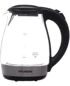 Купить Чайник электрический HYUNDAI HYK-G2030 1.7 л черный в E-mobi