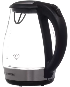 Купить Чайник электрический HYUNDAI HYK-G2030 1.7 л черный  в E-mobi