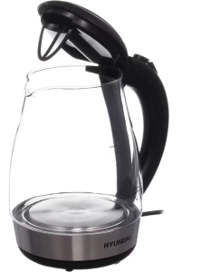 Купить Чайник электрический HYUNDAI HYK-G2030 1.7 л черный  в E-mobi