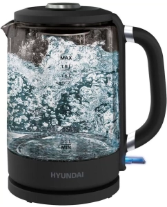 Купить Чайник электрический HYUNDAI HYK-G3402 1.7 л серый в E-mobi