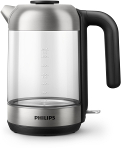 Купить Чайник электрический Philips HD9339/80 1.7 л прозрачный, черный в E-mobi