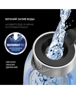 Купить Чайник электрический Polaris PWK 1817CGL 1.8 л, серебристый  в E-mobi