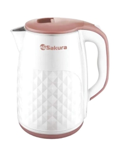 Купить Чайник электрический SAKURA SA-2165WBG 2.5 л бежевый, белый в E-mobi