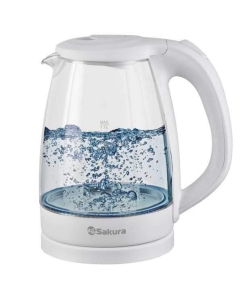 Купить Электрочайник SAKURA SA-2733W белый в E-mobi