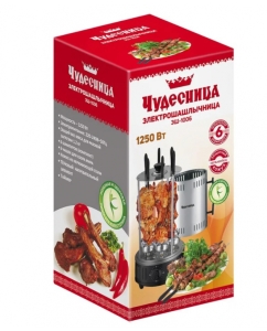 Купить Электрошашлычница Чудесница ЭШ-1006 Silver  в E-mobi