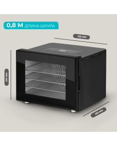 Купить Сушилка для овощей и фруктов GALAXY LINE GL2634 черный  в E-mobi