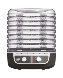 Купить Сушилка для овощей и фруктов Великие Реки Волга-9 Black/White в E-mobi