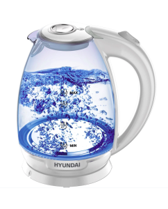 Купить Чайник электрический HYUNDAI HYK-G2409 1.7 л белый в E-mobi
