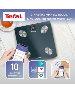 Купить Весы напольные Tefal Goodvibes Life BM9620S1 Blue в E-mobi