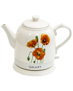 Купить Чайник электрический Galaxy GL0506 1.4 л белый в E-mobi