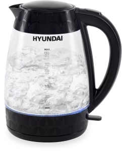 Купить Чайник электрический HYUNDAI HYK-G4505 2 л черный  в E-mobi